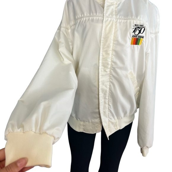 3/$30 🍂 Vintage 1987 John Deere 150th Anniversary Bomber Jacket - Picture 6 of 9